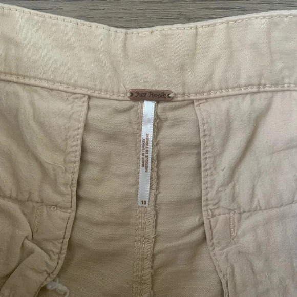 Free People Billie Chino Shorts - Size 10 - Almond Milk (color) - NWOT - Picture 11 of 13